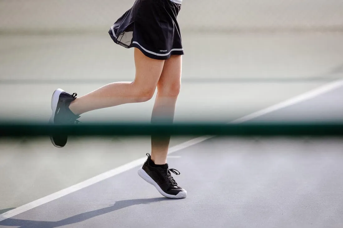 JUPE TENNIS FILLE 900 BLANCHE